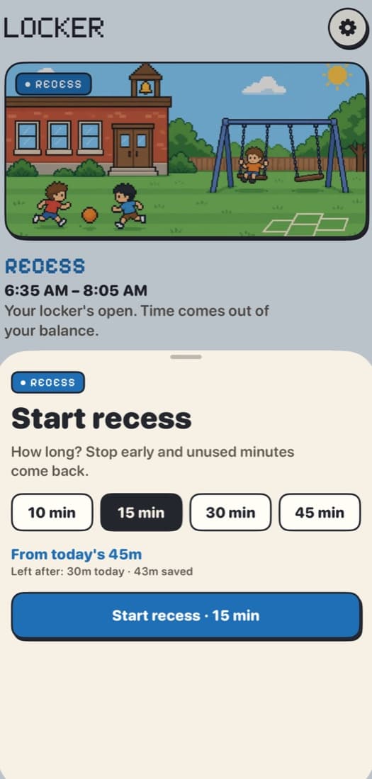 Locker Recess screen